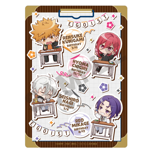 『ブルーロック』下敷き ブラウン ぷちクラ